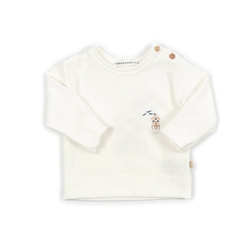 Maglia con ricami Surf house