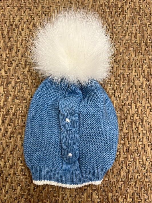 Cappello con pelliccia di volpe