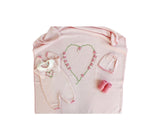 Set Roselline Cuore Lana Per Neonati