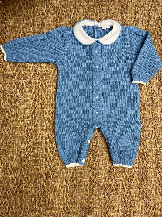Tutina blu pura lana