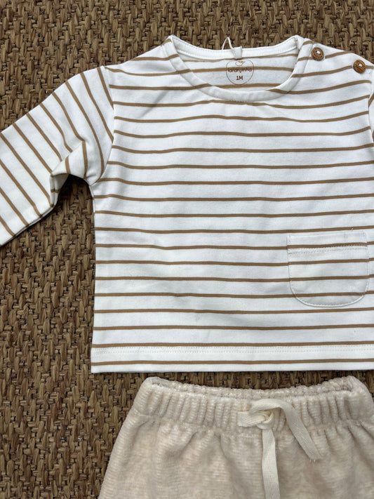 Completo due pezzi in cotone biologico organico 