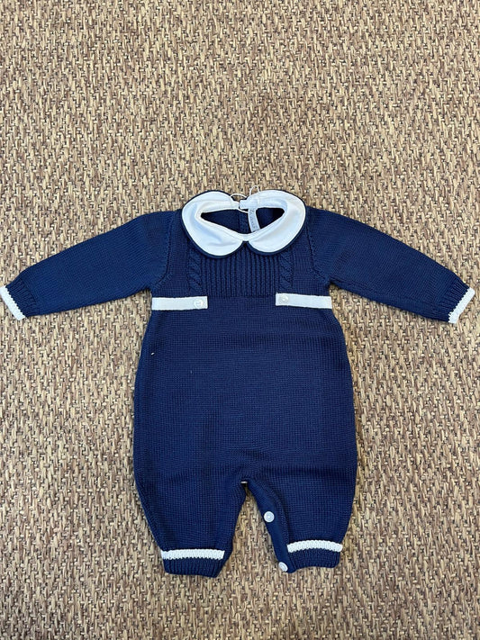Tutina blu pura lana