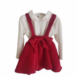 Abito salopette con body Lalalu