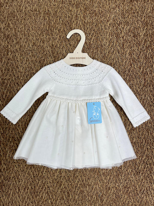 Abito con corpino in maglia