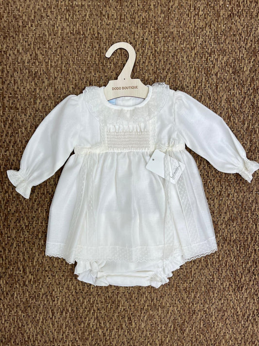 Abito elegante con culotte e punto smock