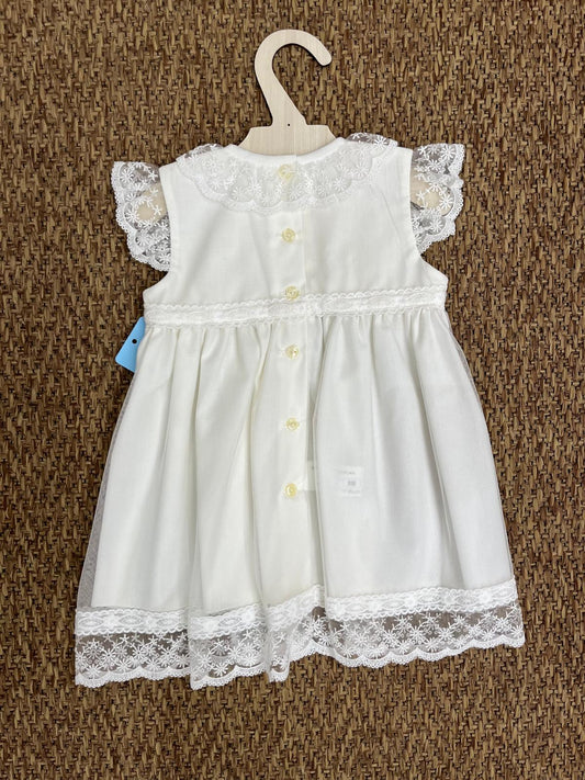 Abito elegante con dettagli in pizzo