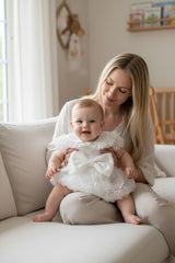 Camicia seta e culotte fiocco