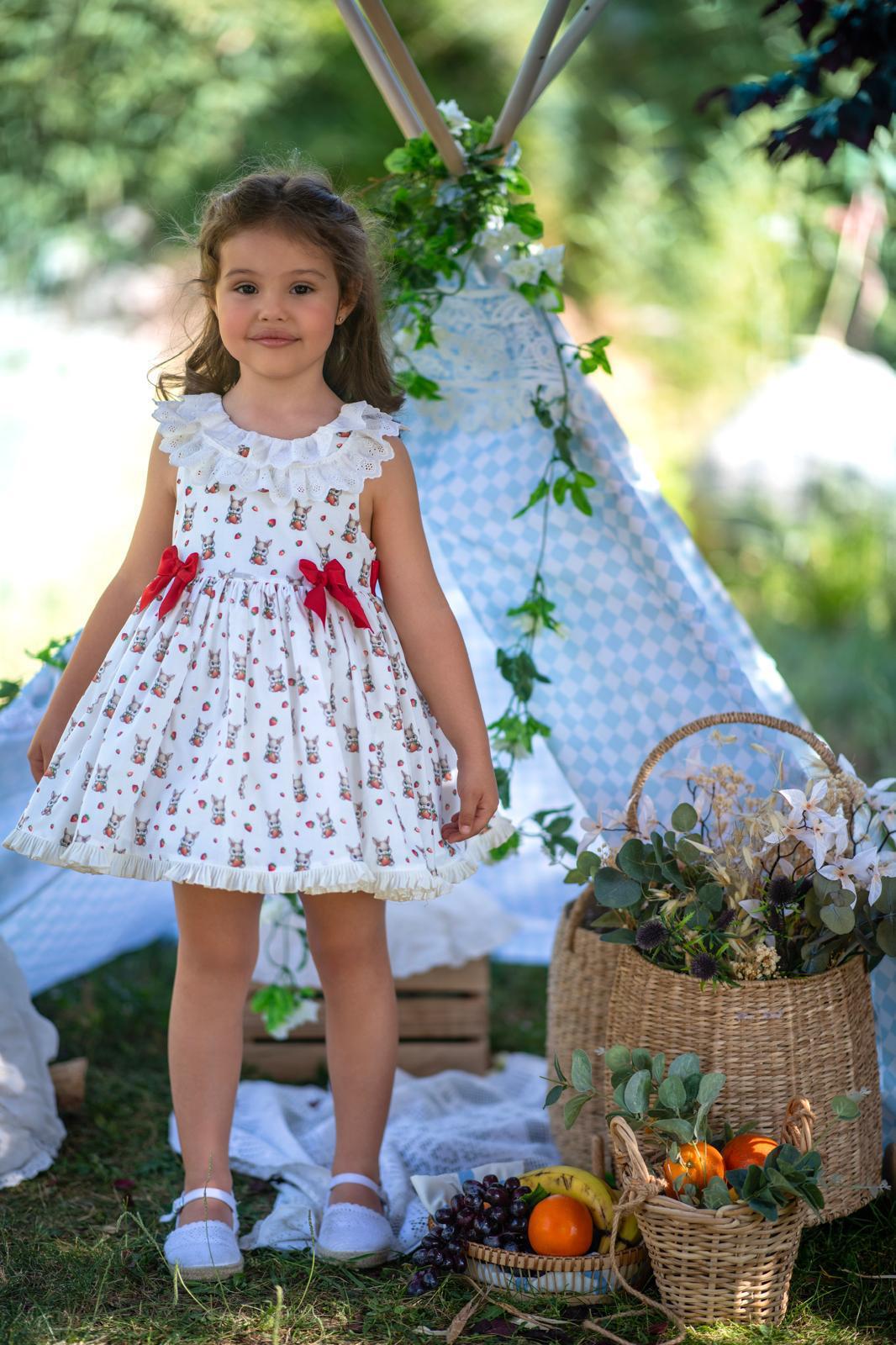 Vestito con coniglietti