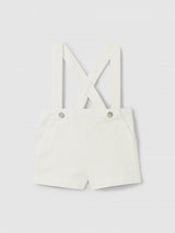 Salopette di jeans bianco