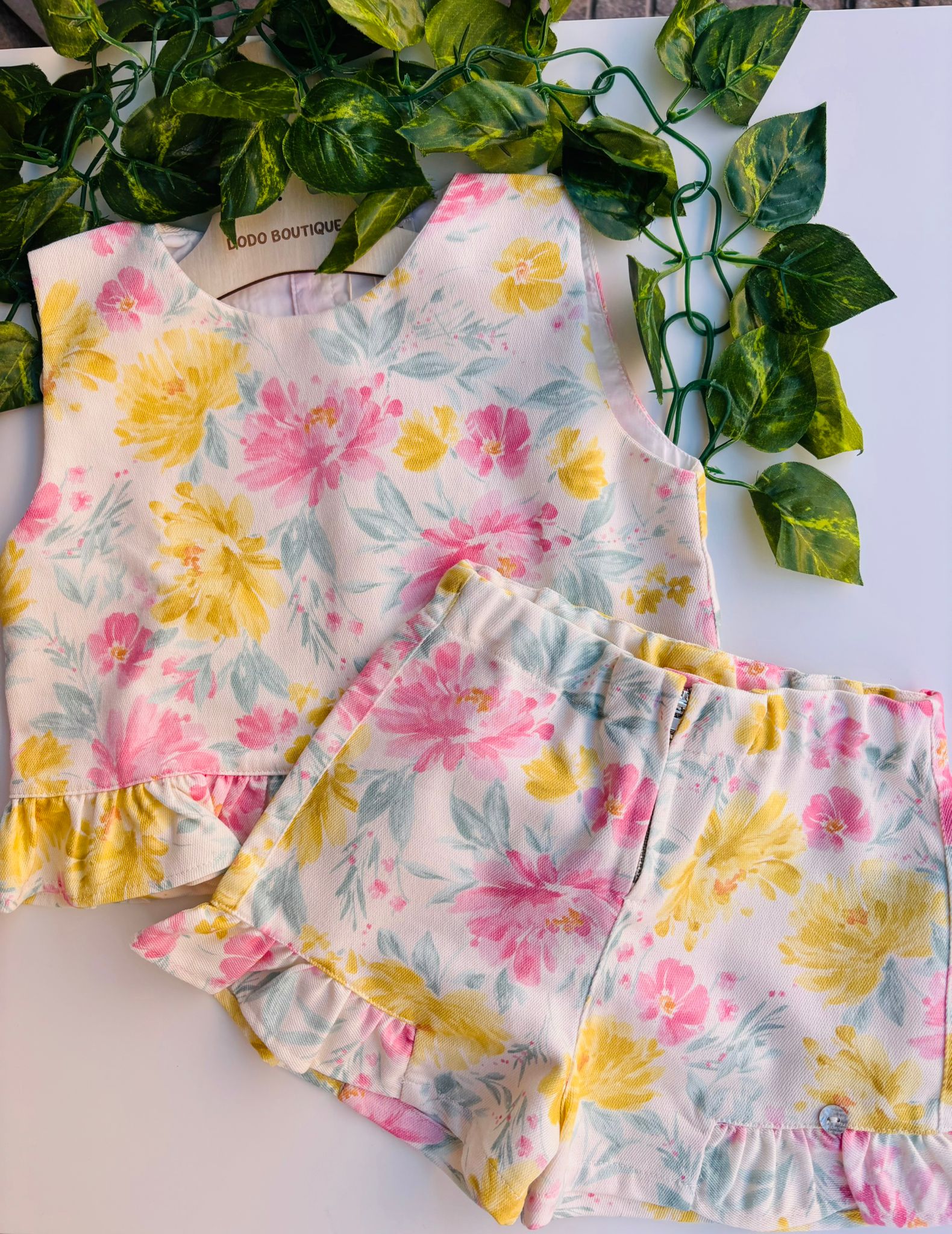 Pantaloncino floreale